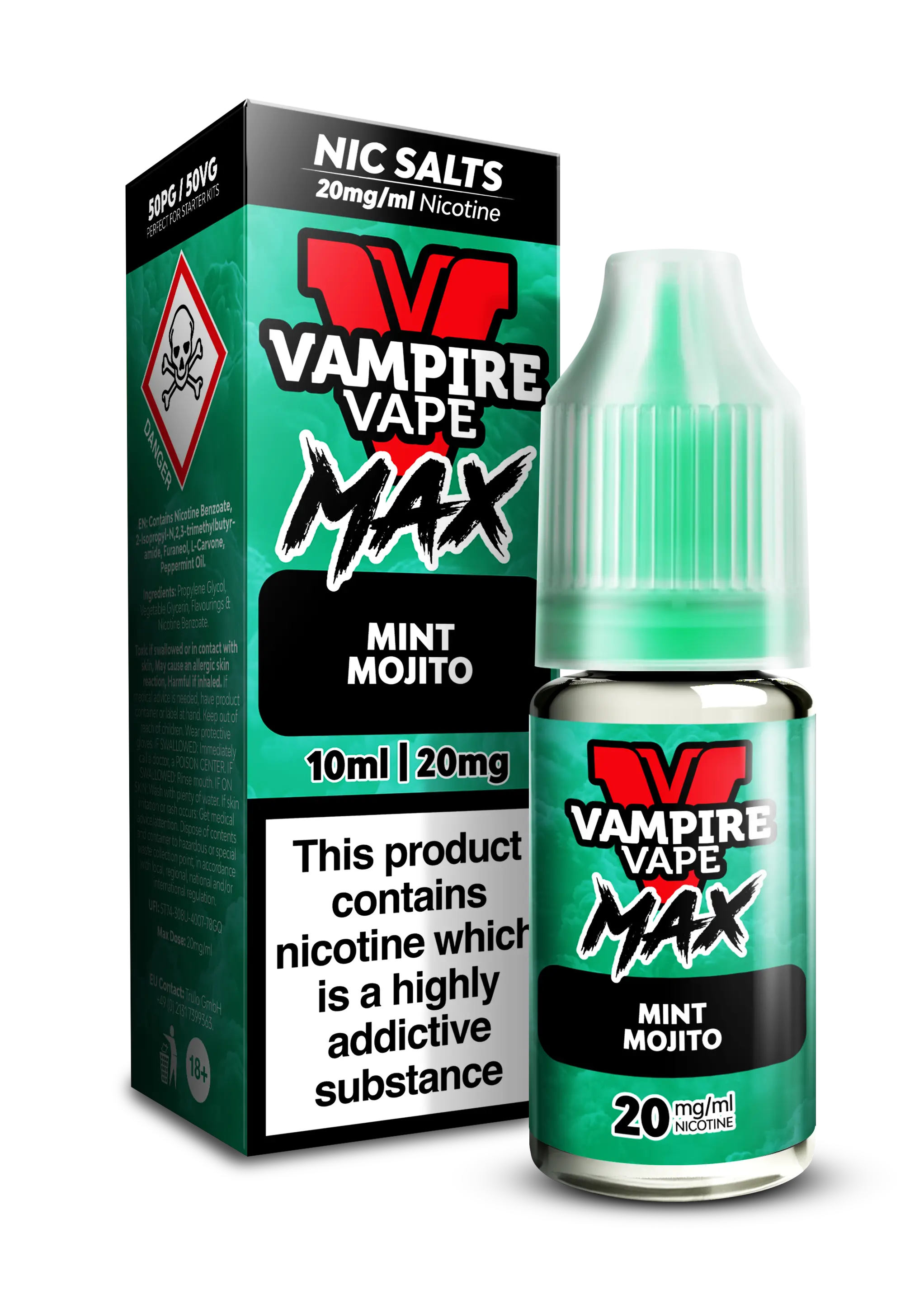 Mint Mojito By Vampire Vape Max Nic Salt
