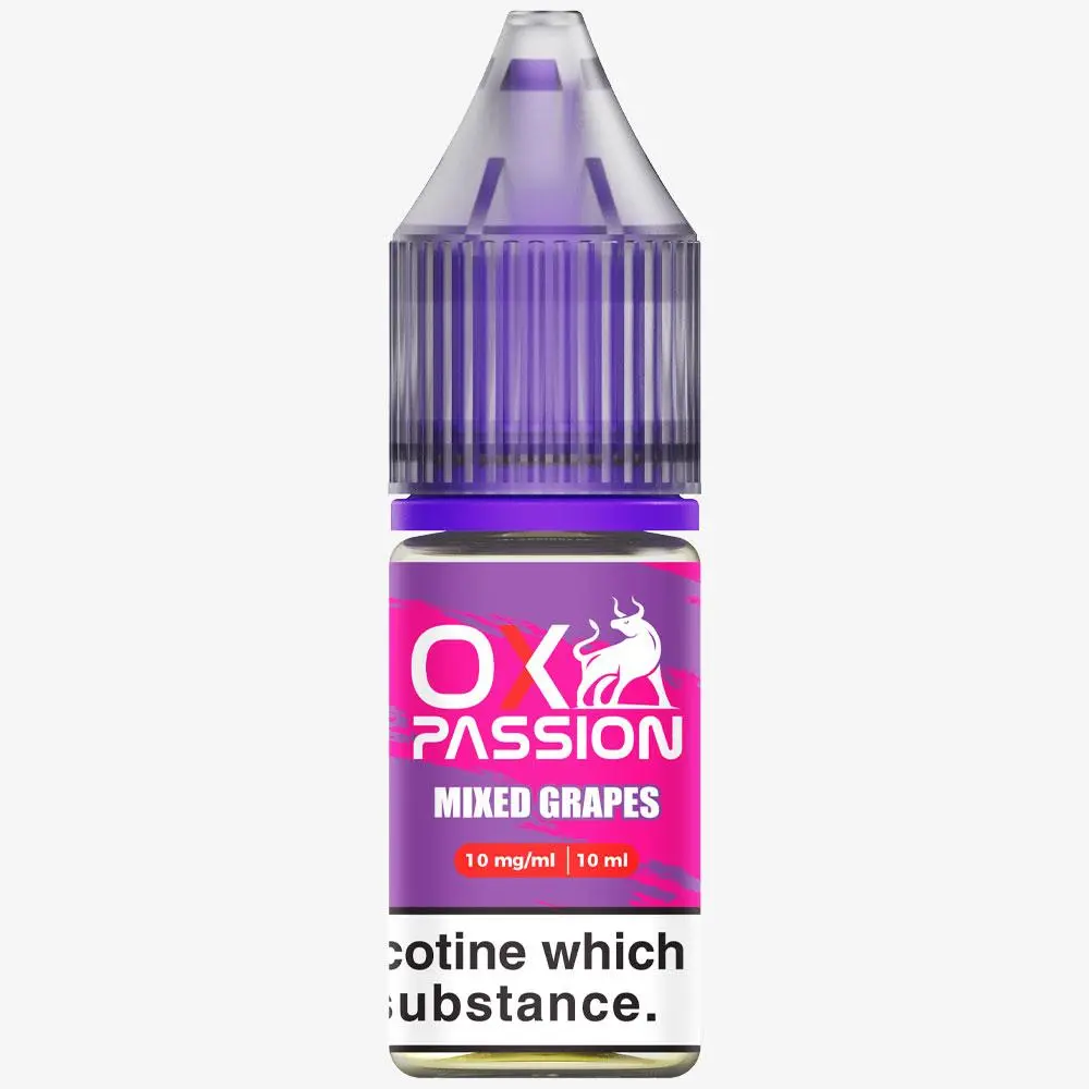Mixed Grapes Ox Passion Nic Salts By OXVA