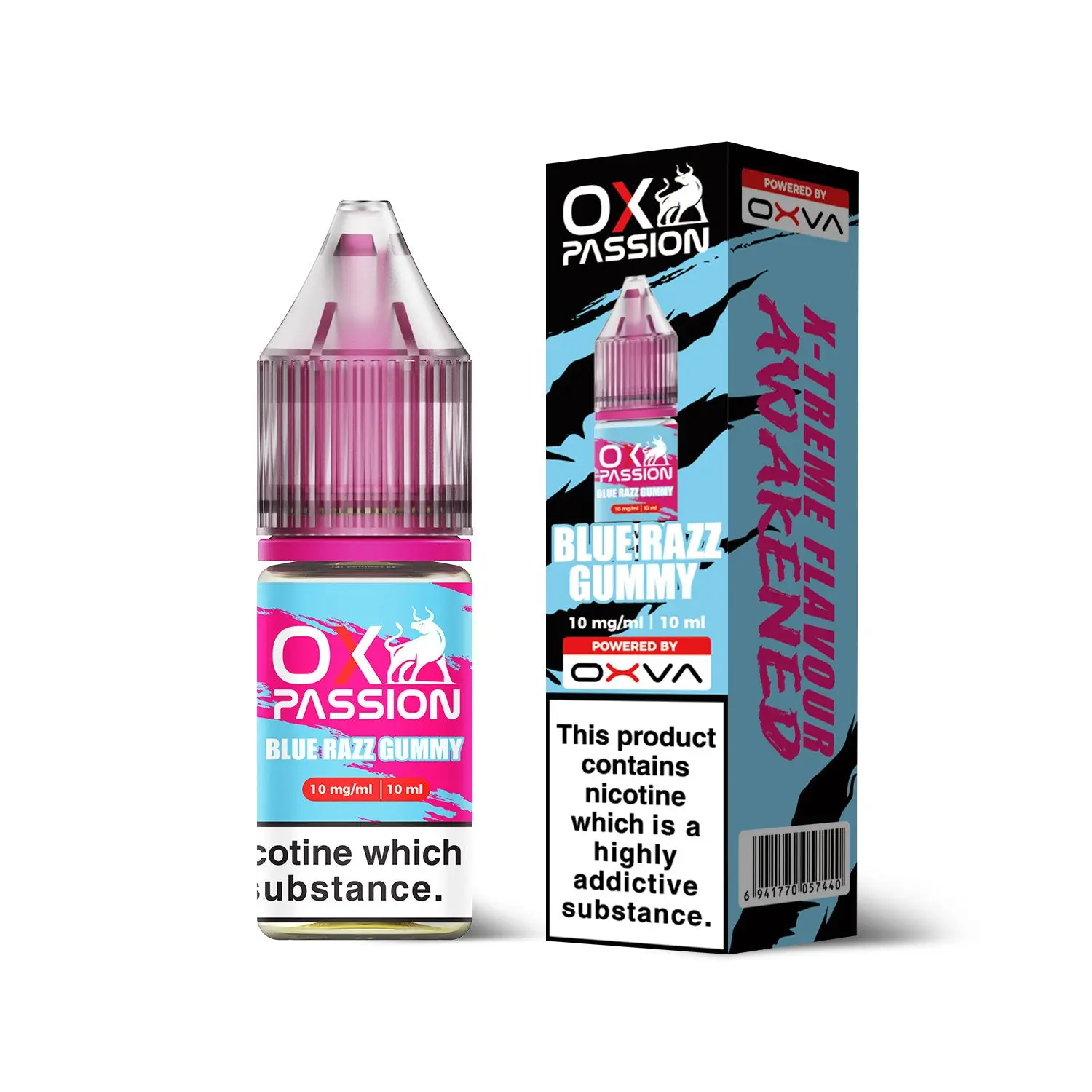 Blue Razz Gummy Ox Passion Nic Salts By OXVA