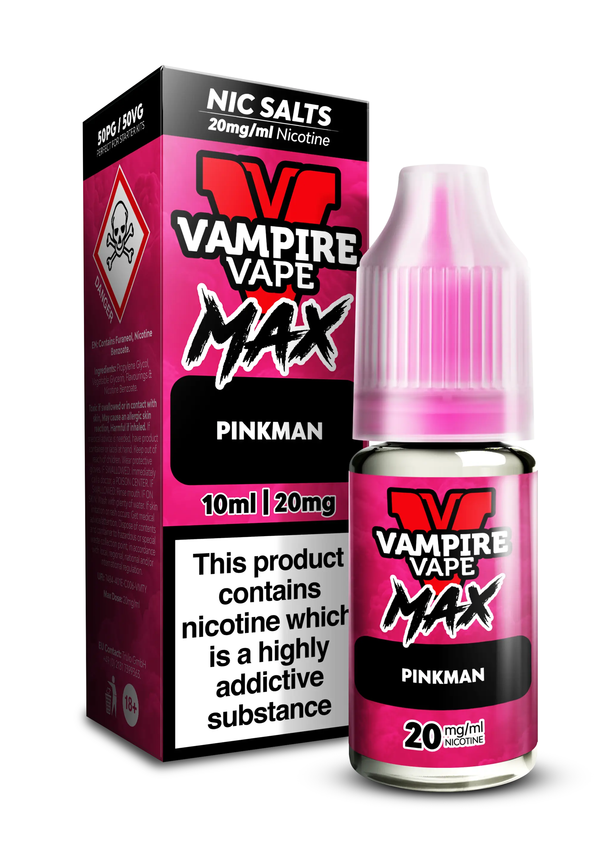 Pinkman By Vampire Vape Max Nic Salt