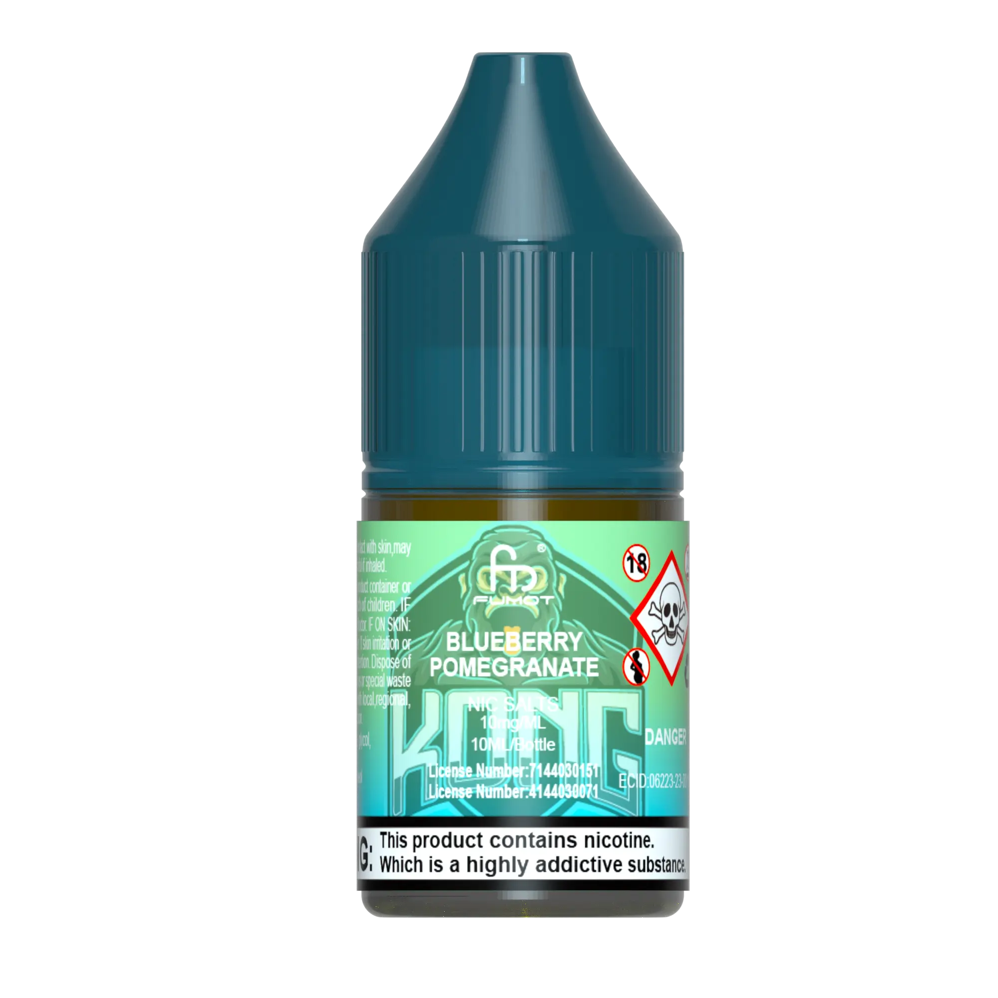 Blueberry Pomegranate R and M Nic Salts - Fumot
