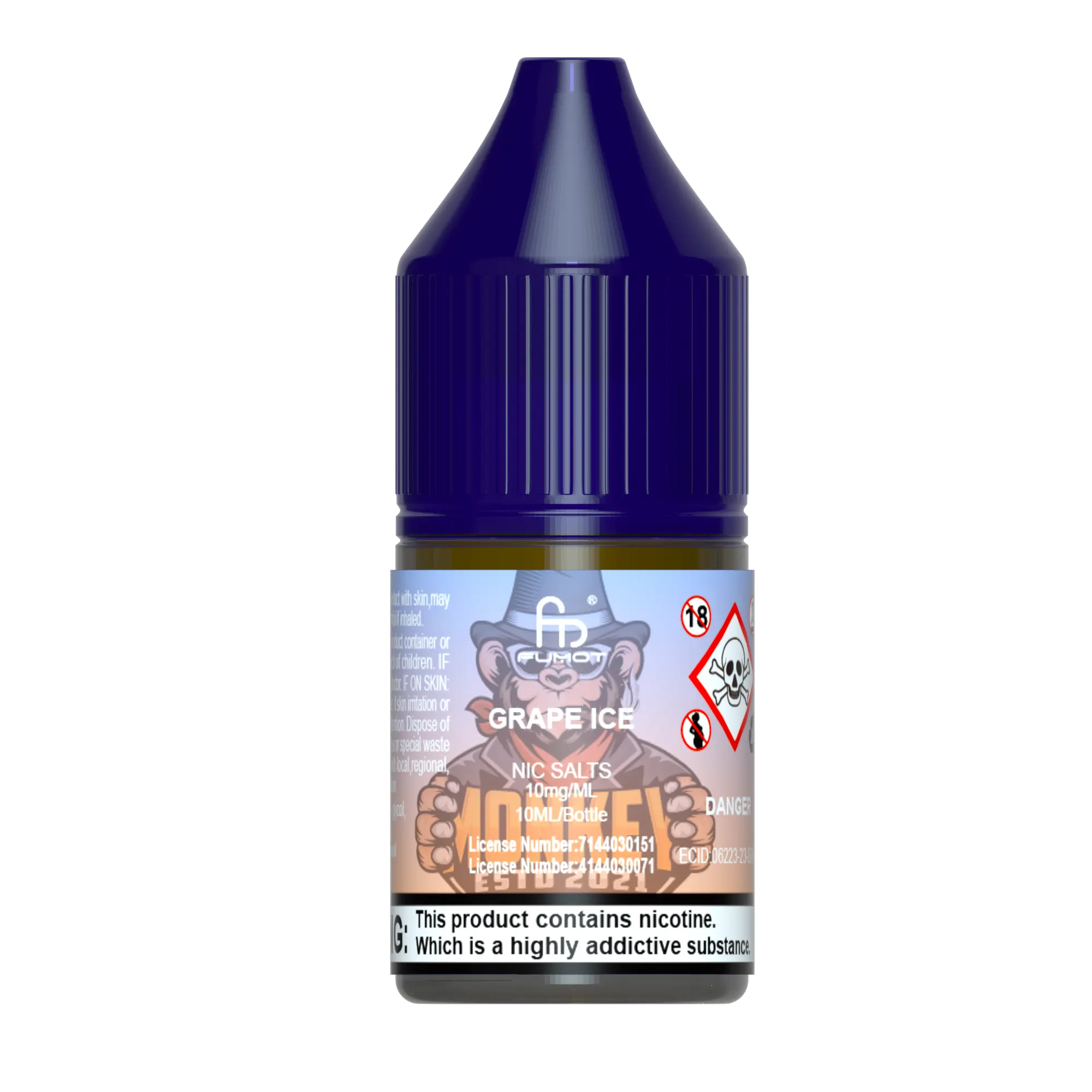 Grape Ice R and M Nic Salts - Fumot