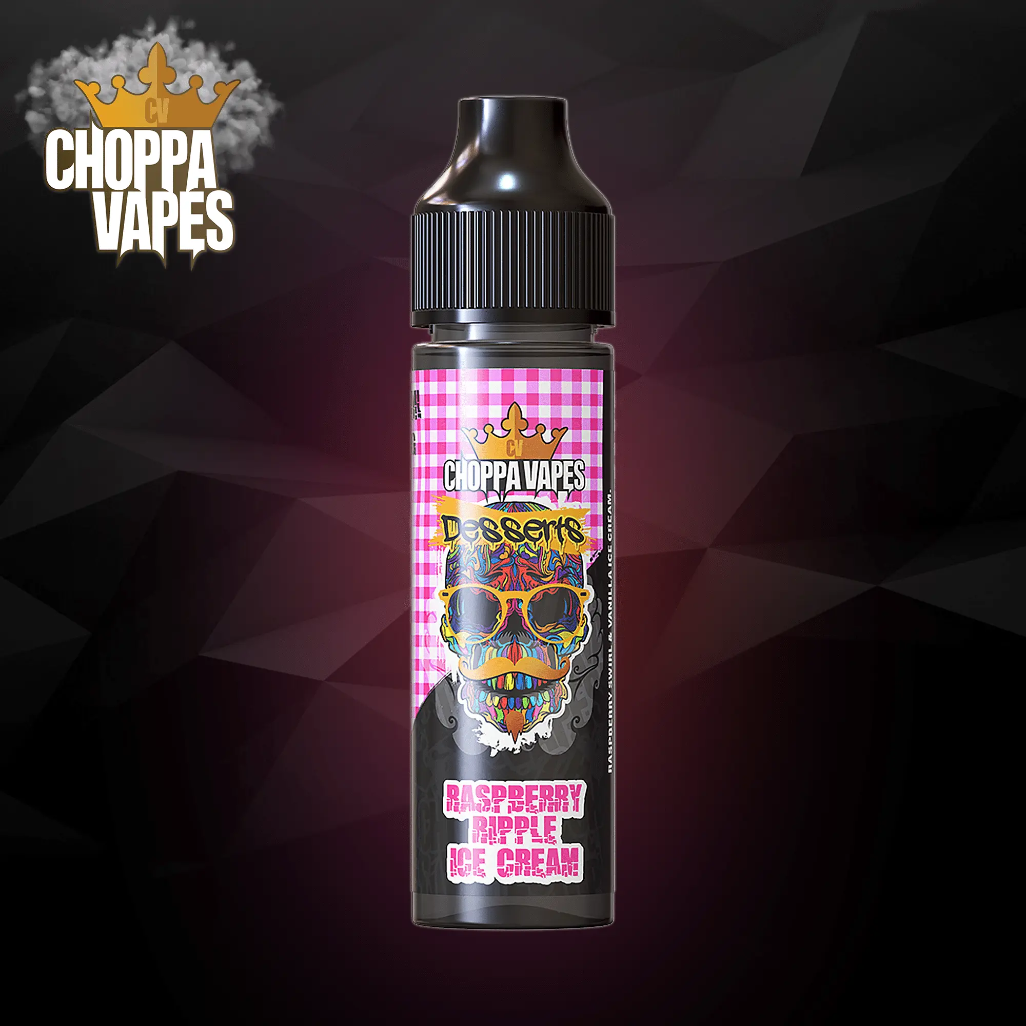 Raspberry Ripple Ice Cream by Choppa Vapes