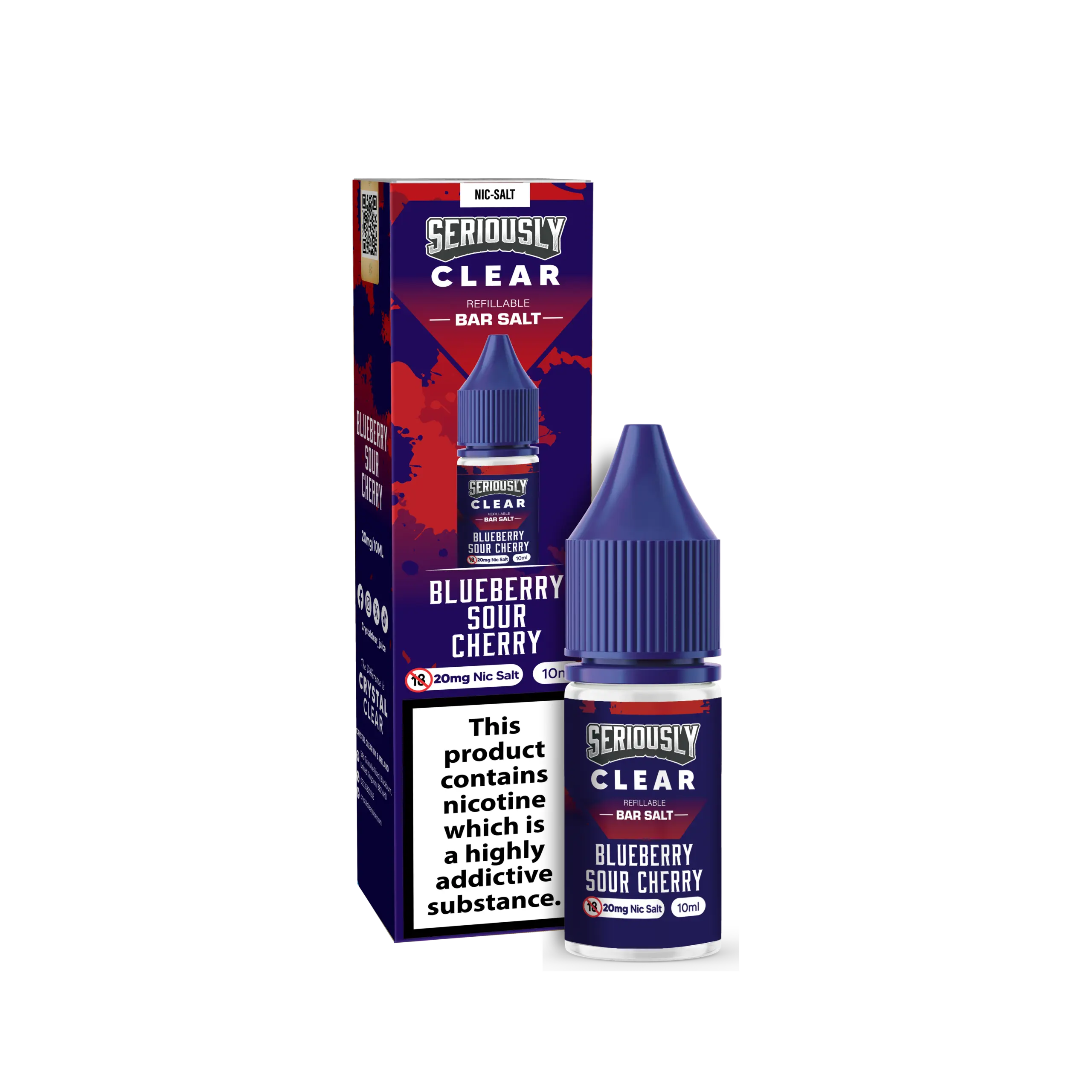 Seriously Clear Blueberry Sour Cherry Nic Salt