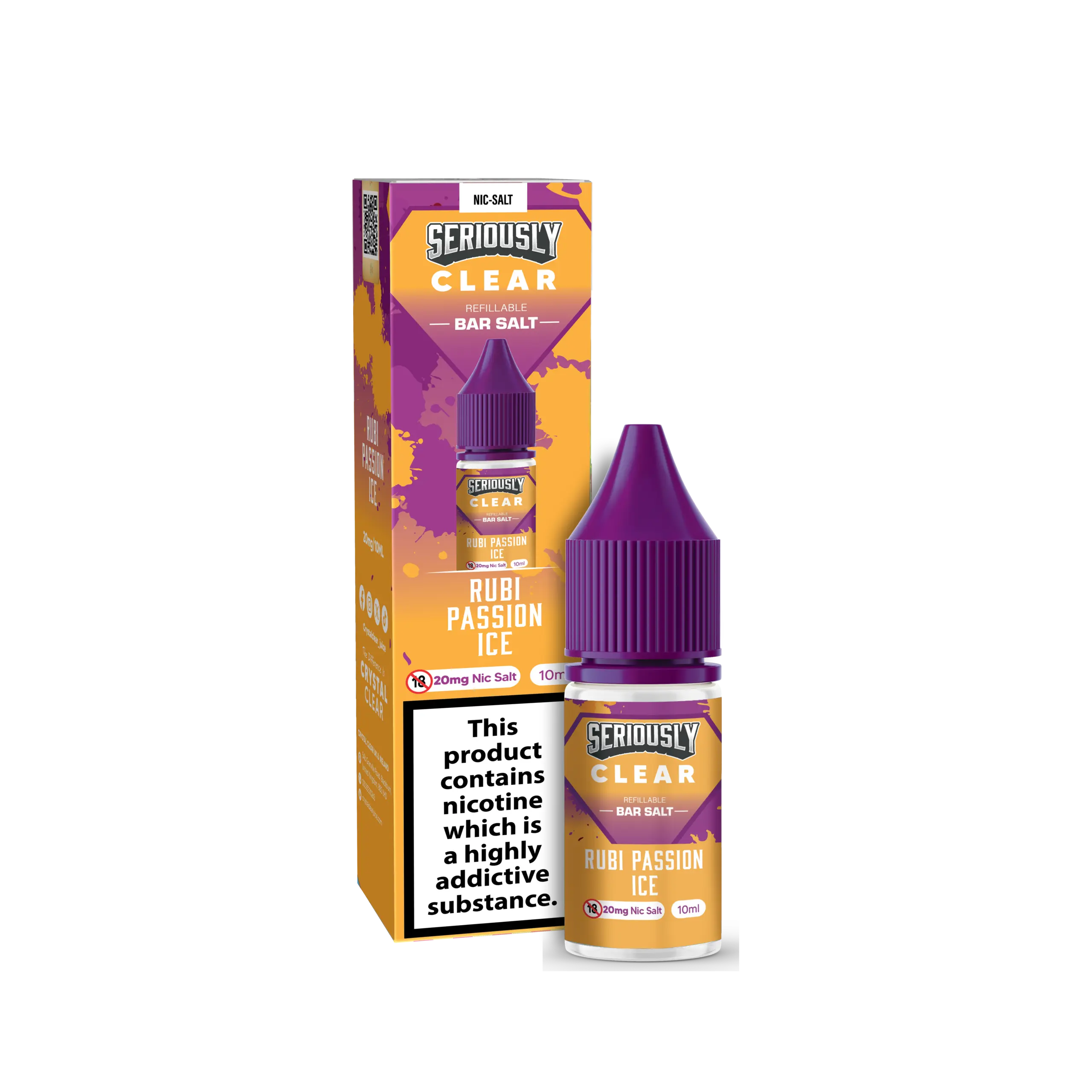 Seriously Clear Rubi Passion Ice Nic Salt