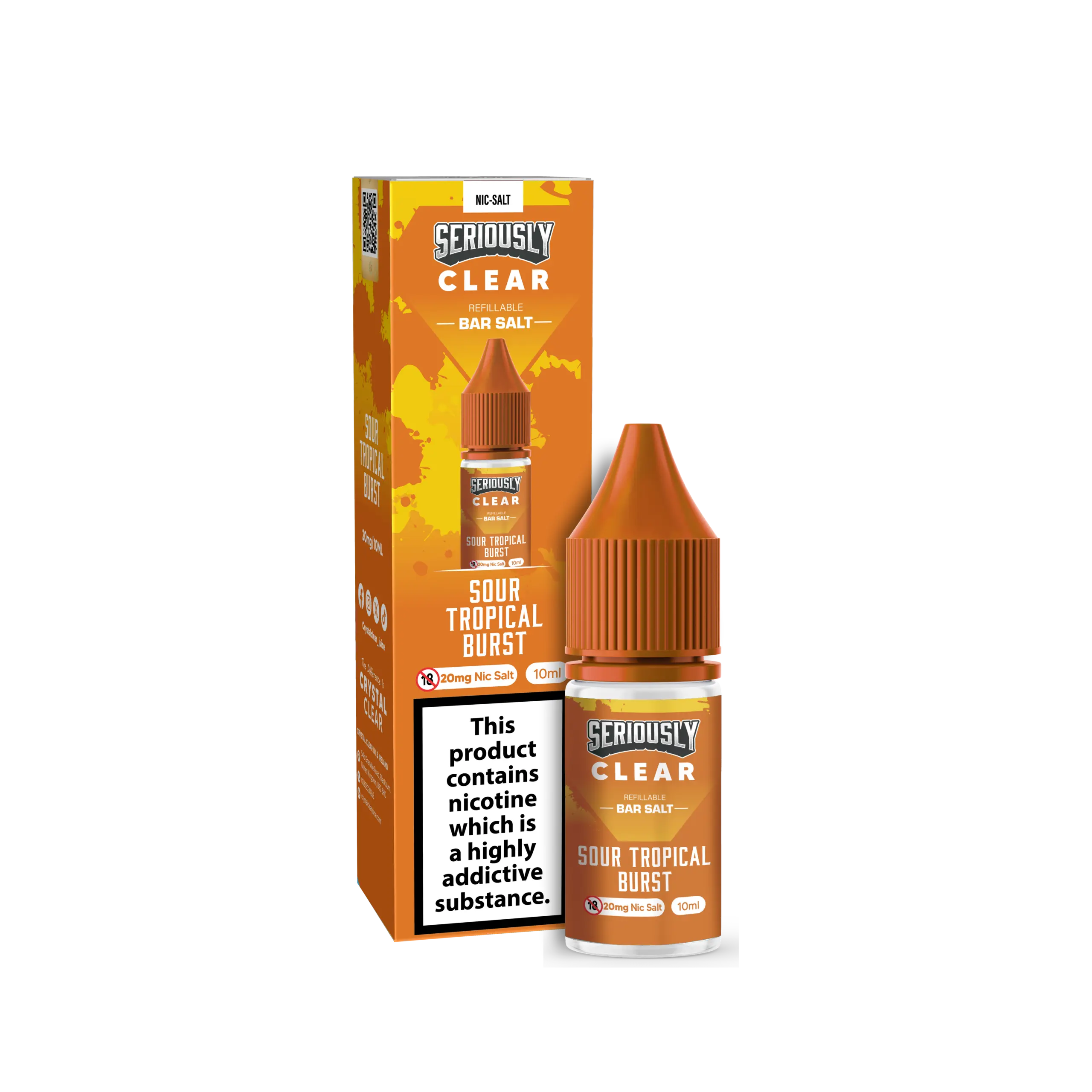 Seriously Clear Sour Tropical Burst Nic Salt