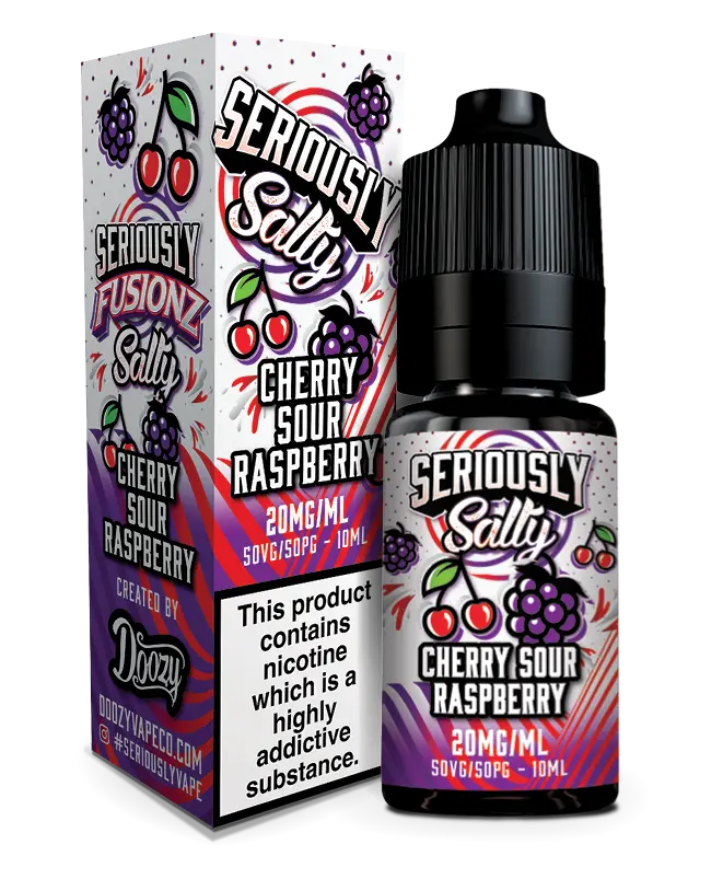 Cherry Sour Raspberry Seriously Fusionz Nic salts