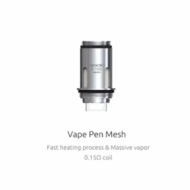 SMOK Vape Pen MESH Coils 5pck (Vape Pen 22 Coils) - Image 3