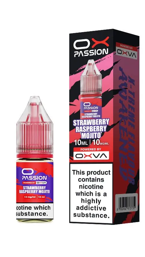 Strawberry Raspberry Mojito Ox Passion Nic Salts By OXVA