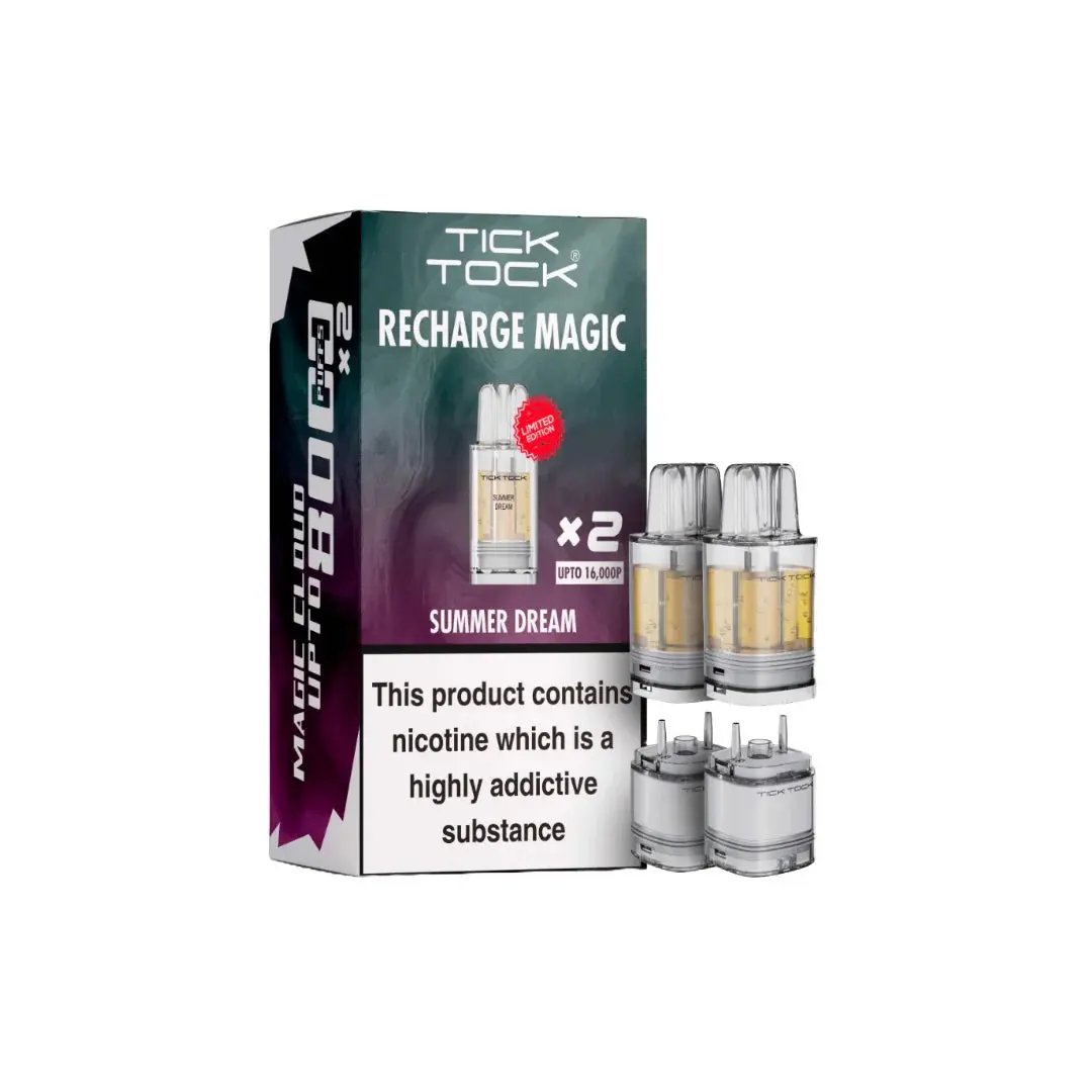 Tick Tock Recharge MAGIC 8K Prefilled Pods 8000 Puffs - Image 36