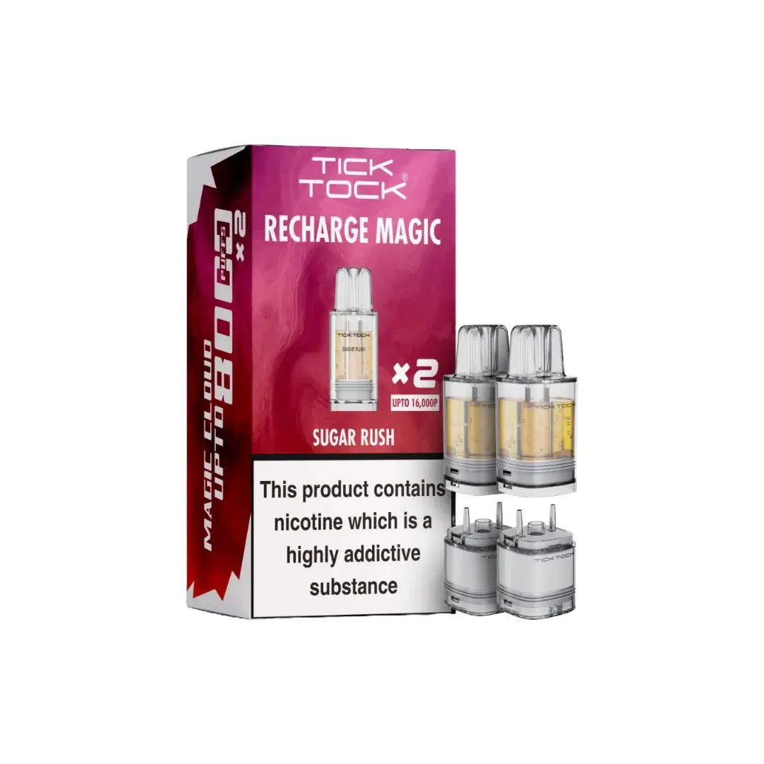Tick Tock Recharge MAGIC 8K Prefilled Pods 8000 Puffs - Image 6