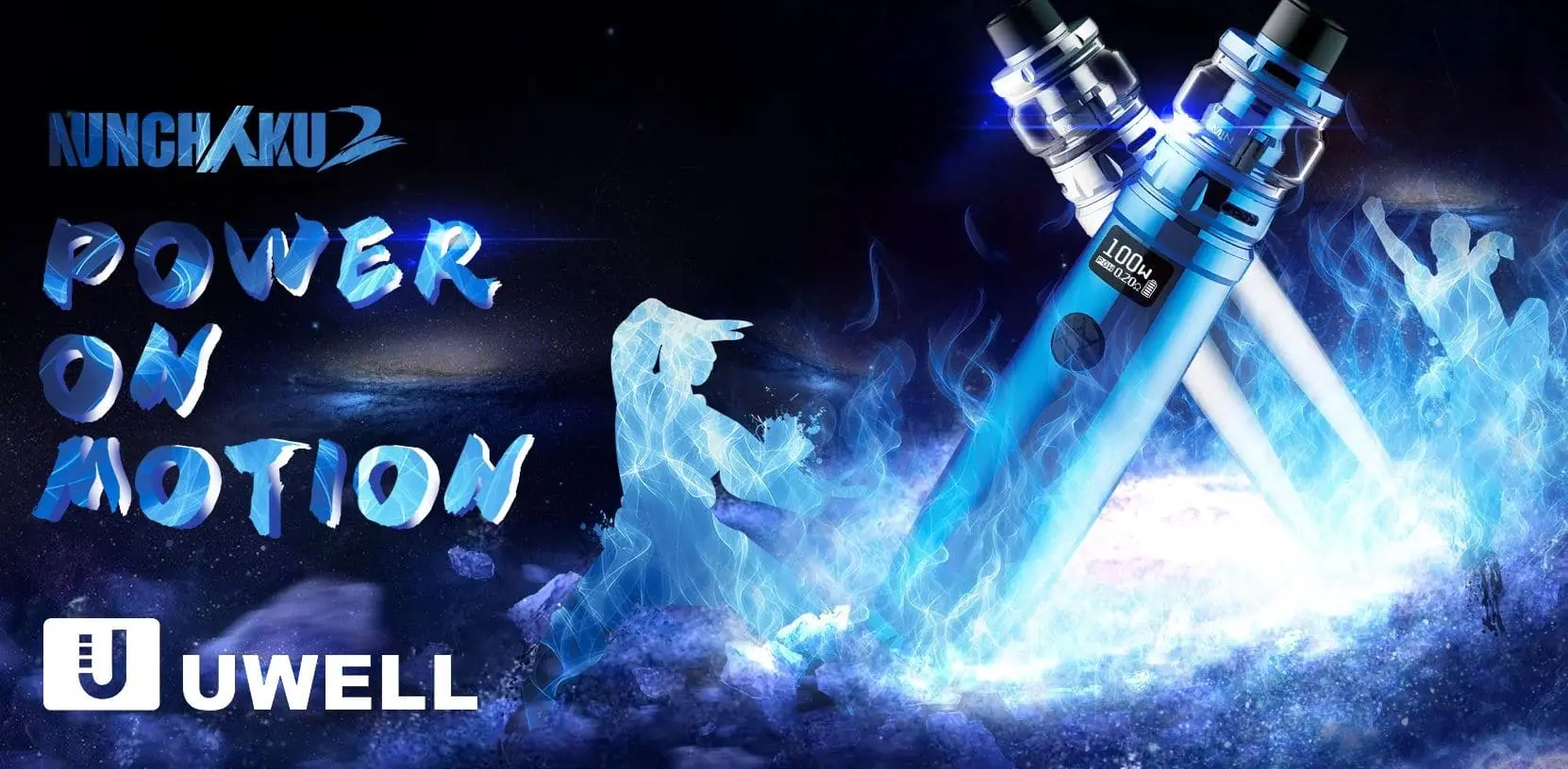 UWELL Nunchaku 2 100W TC Kit UK **Includes a FREE 60ML Bottle** - Image 9