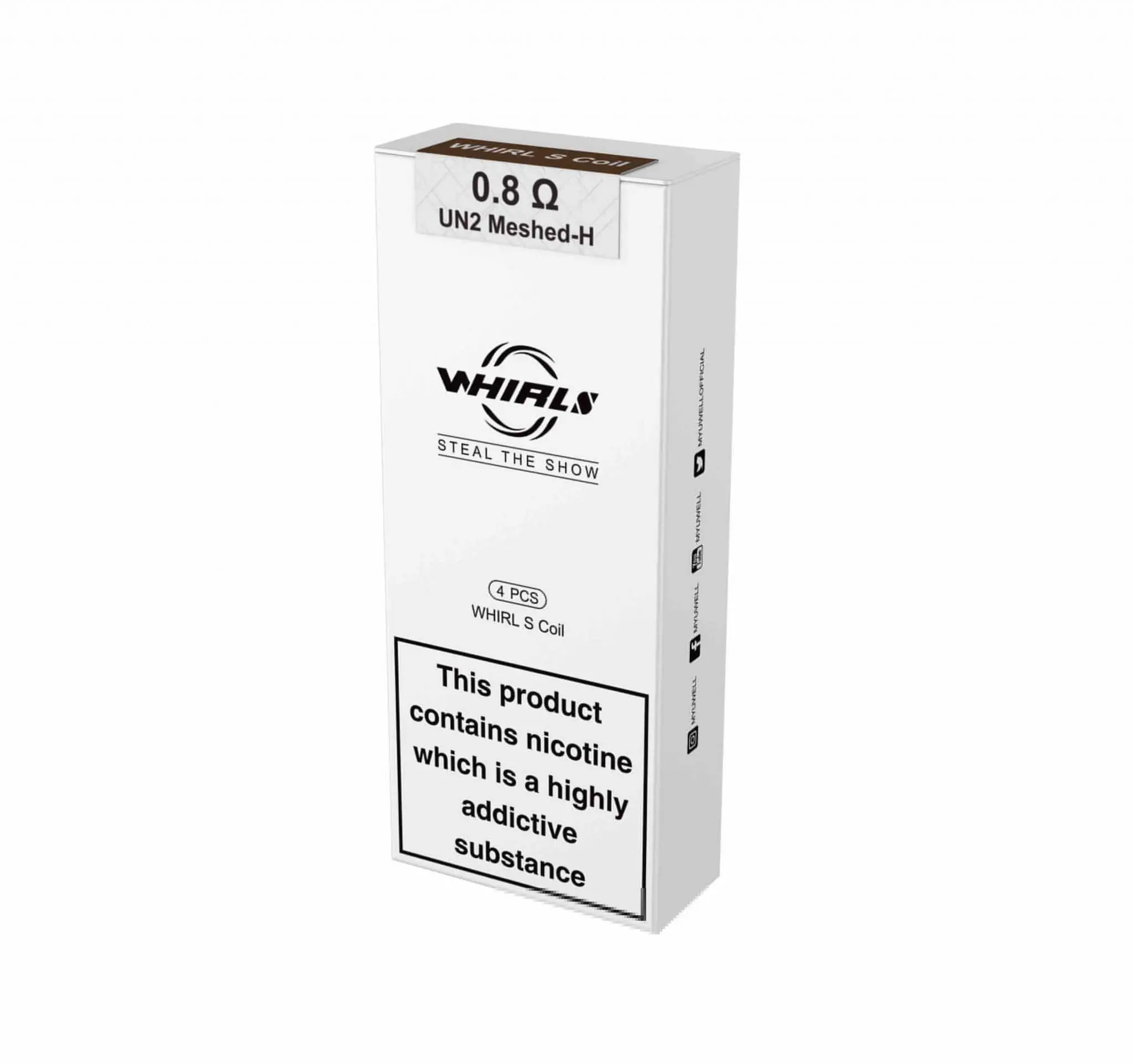 Uwell Whirl S Replacement 0.8 Ohm Coils