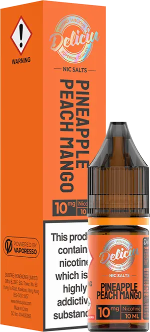 Pineapple Peach Mango Vaporesso's Deliciu Nic Salts