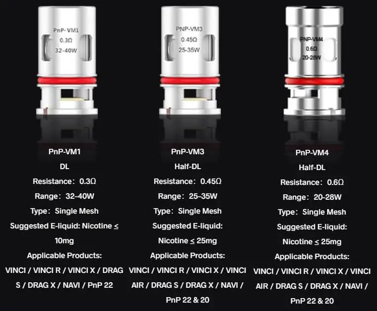 Voopoo PNP Replacement Coils For Vinci, Drag X/S, Argus - UK - Image 5